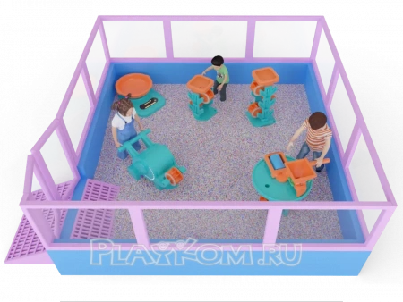 Комплект оборудования Песочница 3x3м тип 1