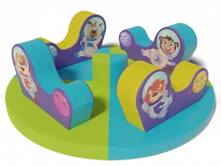 Игровой модуль карусель Космические зверята