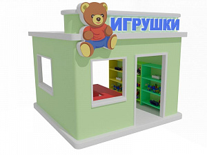 Игровой модуль для автодрома "Игрушки"