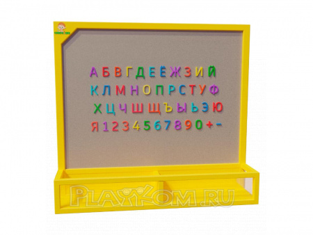 Панель с магнитным конструктором Алфавит малая